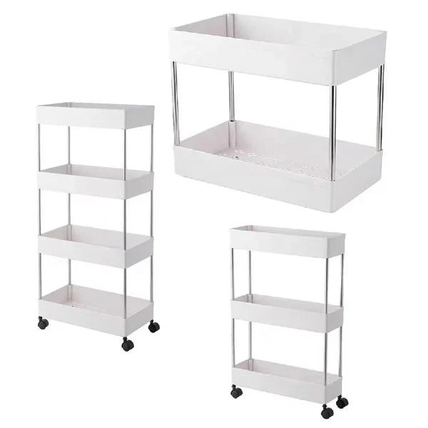 Police sa točkićima za uzani prostor