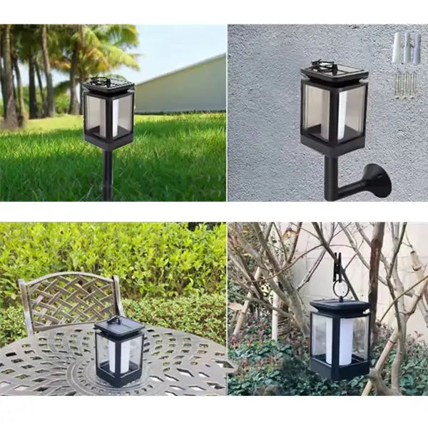 Solarna lampa – Fenjer sa imitacijom plamena