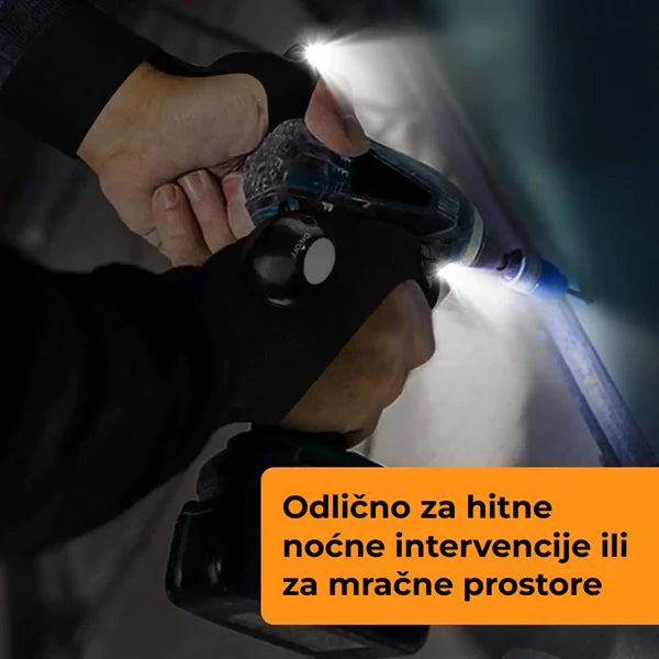 Rukavica za rad sa LED svetlom