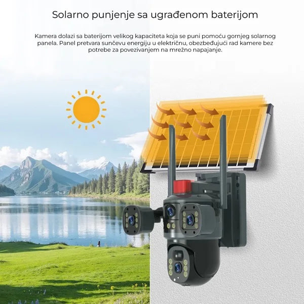 Solarna kamera sa SIM karticom bez interneta