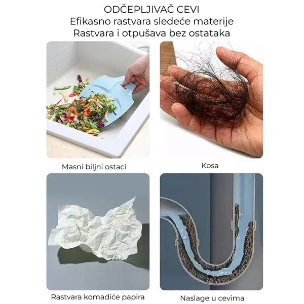 Tornado prah za odčepljivanje i čišćenje odvoda 1+1 GRATIS