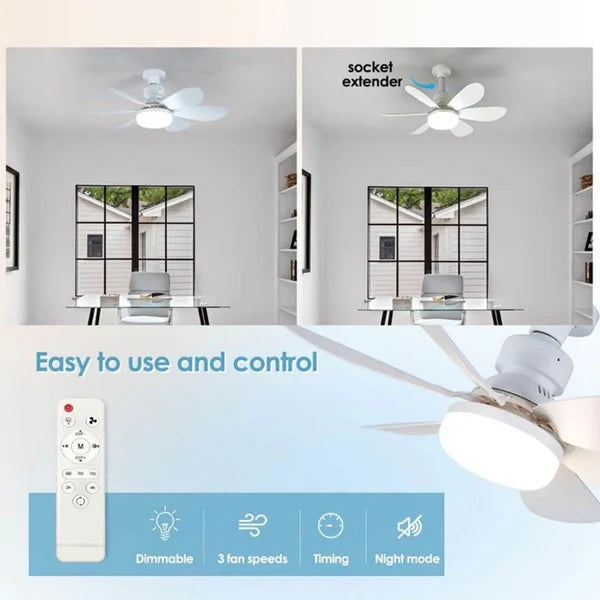 Univerzalni Plafonski Ventilator sa Svetlom