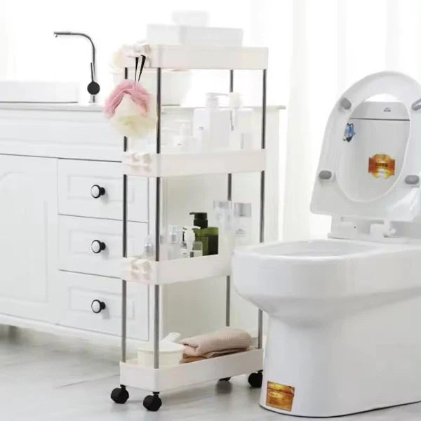 Police sa točkićima za uzani prostor