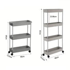 Police sa točkićima za uzani prostor