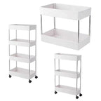 Police sa točkićima za uzani prostor