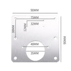 SET pločica za popravku šarki 10kom