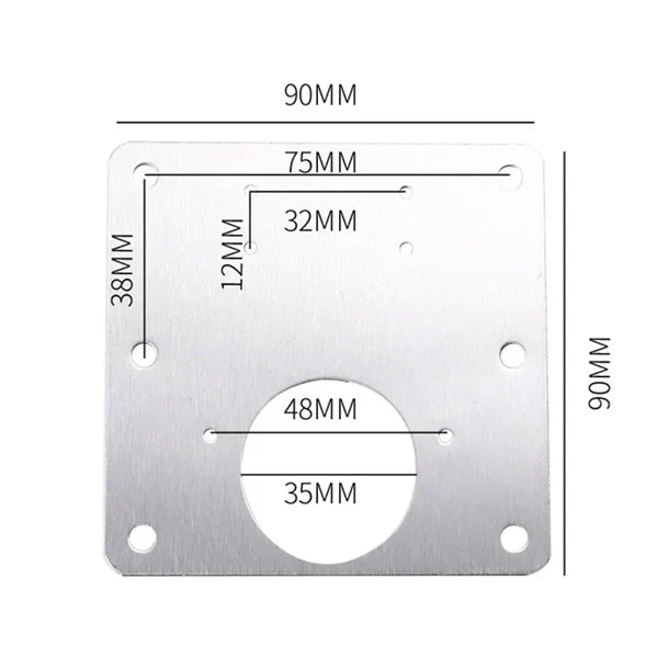 SET pločica za popravku šarki 10kom