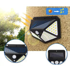 Solarni reflektor sa senzorom za dvorište - 100 dioda
