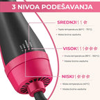 Četka za sušenje i oblikovanje kose 3u1