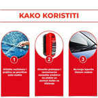 Četka za uklanjanje masnih naslaga sa vetrobrana (2 kom.) – sa hidrofobnim efektom