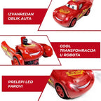 Munja McQueen robot RC auto transformers na daljinski