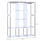 Platneni ormar za garderobu 130x45x175 cm