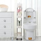 Police sa točkićima za uzani prostor