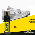 Set sa penom za čišćenje obuće