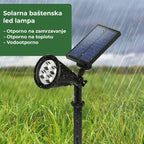 Solarna baštenska kolorna led lampa
