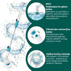 Super električna rotirajuća spin četka sa dodatnim nastavcima